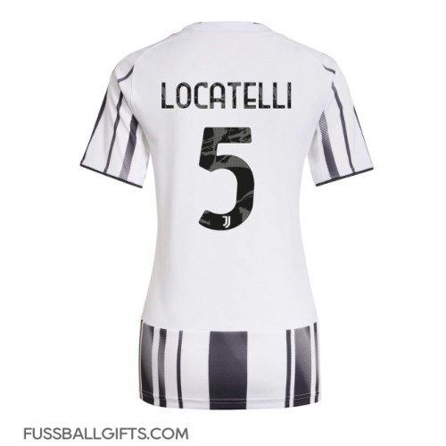 Juventus Manuel Locatelli #5 Fußballbekleidung Heimtrikot Damen 2025-26 Kurzarm